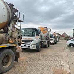 construction trucks cement